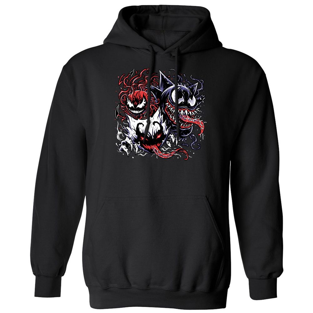 Classic Unisex Hoodie - Q4JX6478 - Black - 1