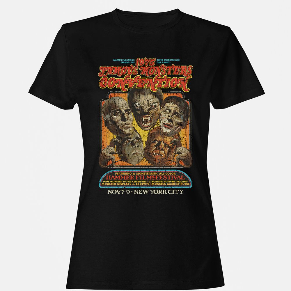 Women's T-Shirt - KH8GQTSQ - Black - 1
