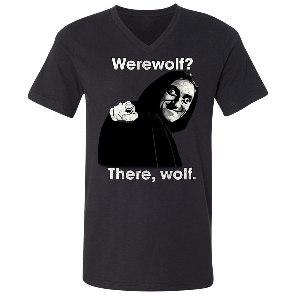 Unisex V-Neck T-Shirt - XG3TZREL - Black - 1