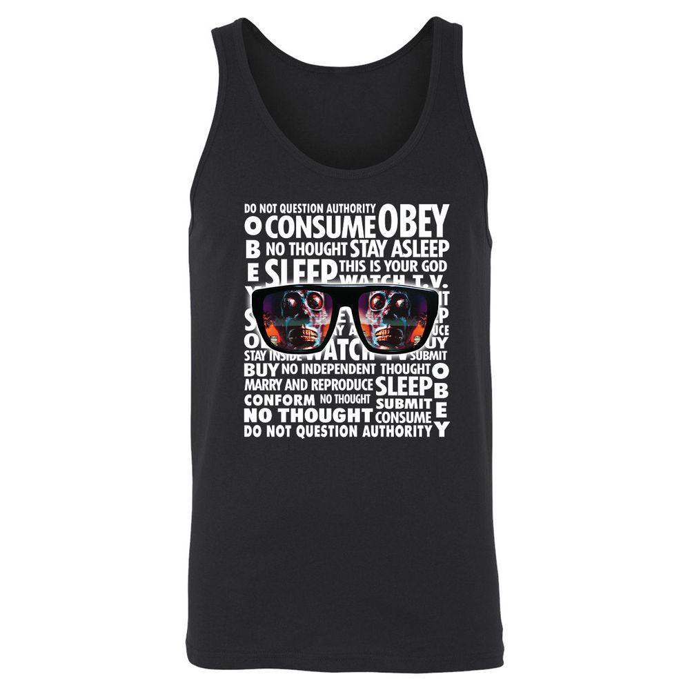 Unisex Jersey Tank - 4PSWVXVN - Black - 1