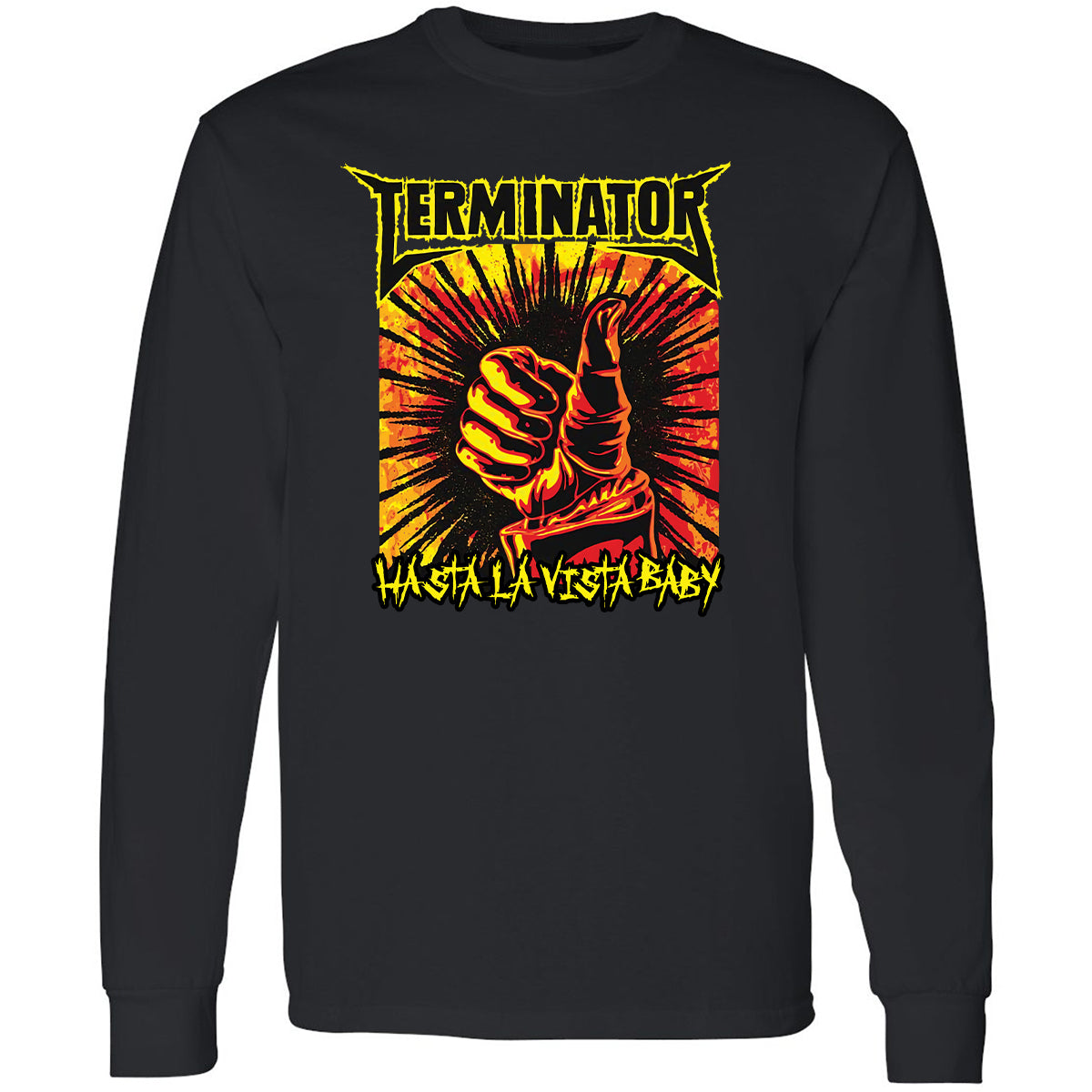 Long Sleeve T-Shirt - N4LPKCVM - Black - 1