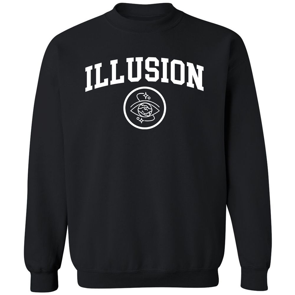 Classic Unisex Sweatshirt - 8J12HQP4 - Black - 1