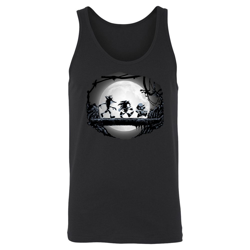 Unisex Jersey Tank - TK734FD7 - Black - 1
