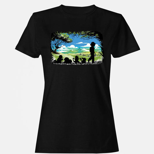 Women's T-Shirt - JQW1NE2M - Black - 1