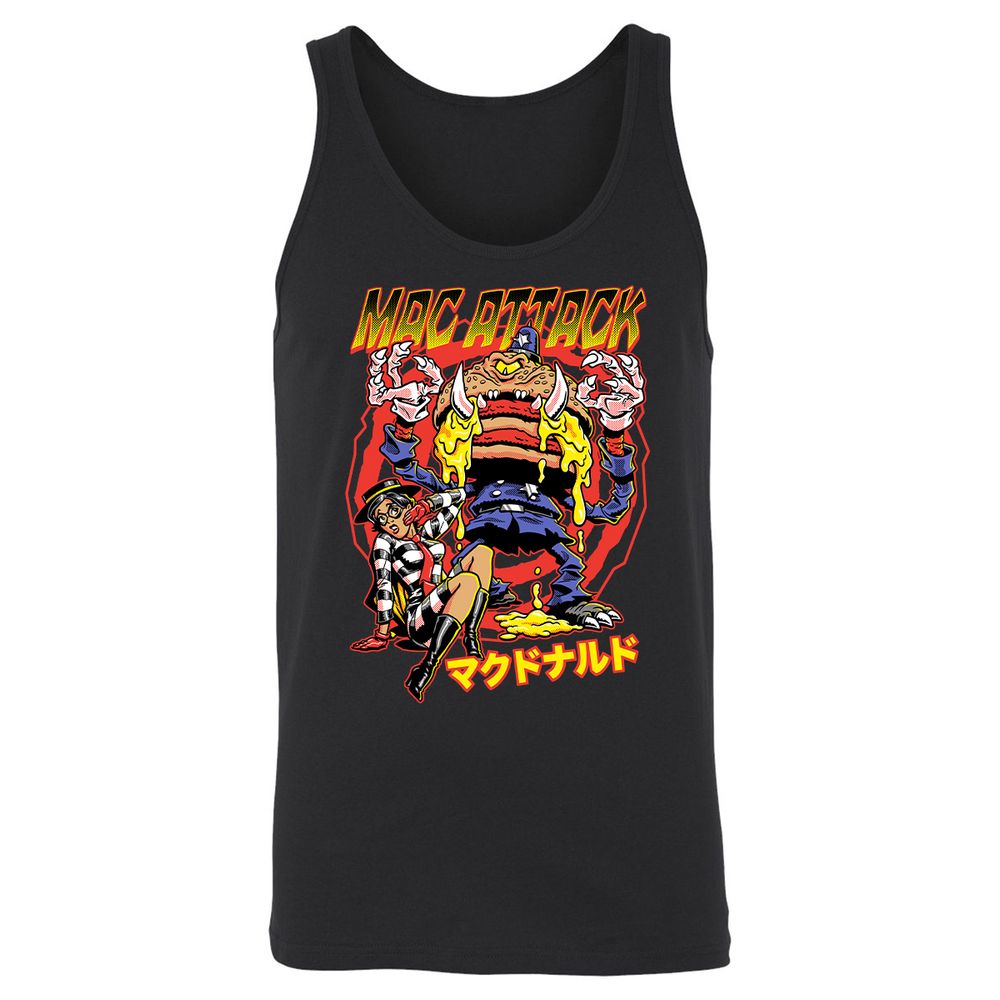 Unisex Jersey Tank - B9RMXJCQ - Black - 1