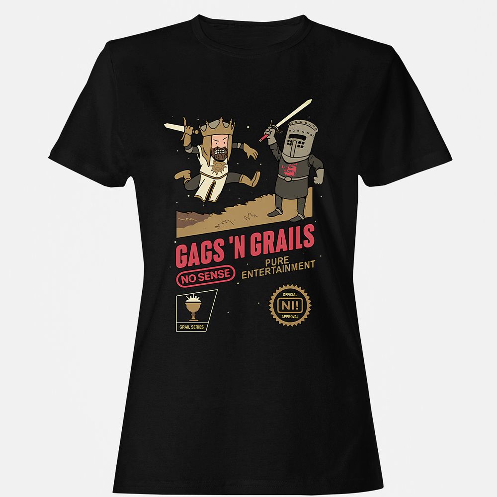 Women's T-Shirt - 182GME1N - Black - 1