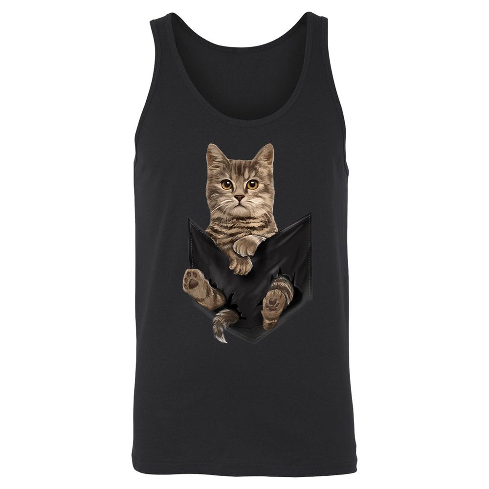 Unisex Jersey Tank - KLL94Y5F - Black - 1