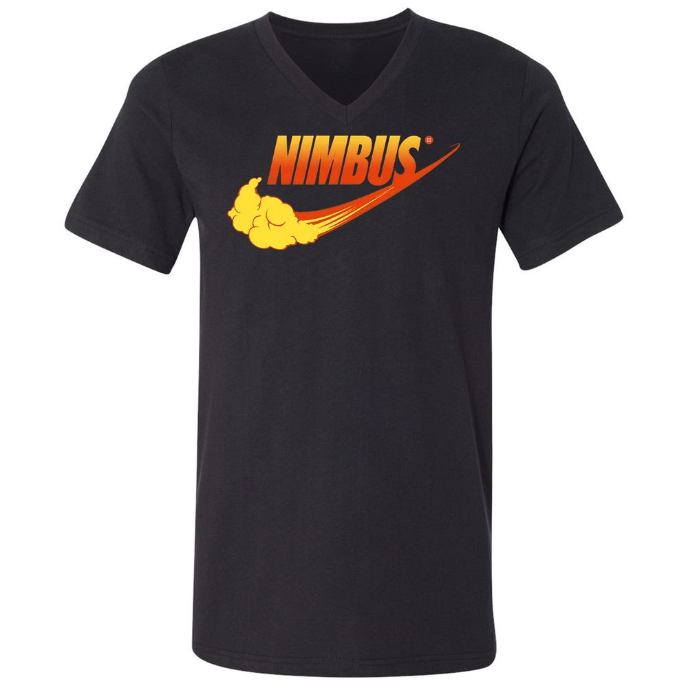 Unisex V-Neck T-Shirt - RR7Q7WHP - Black - 1