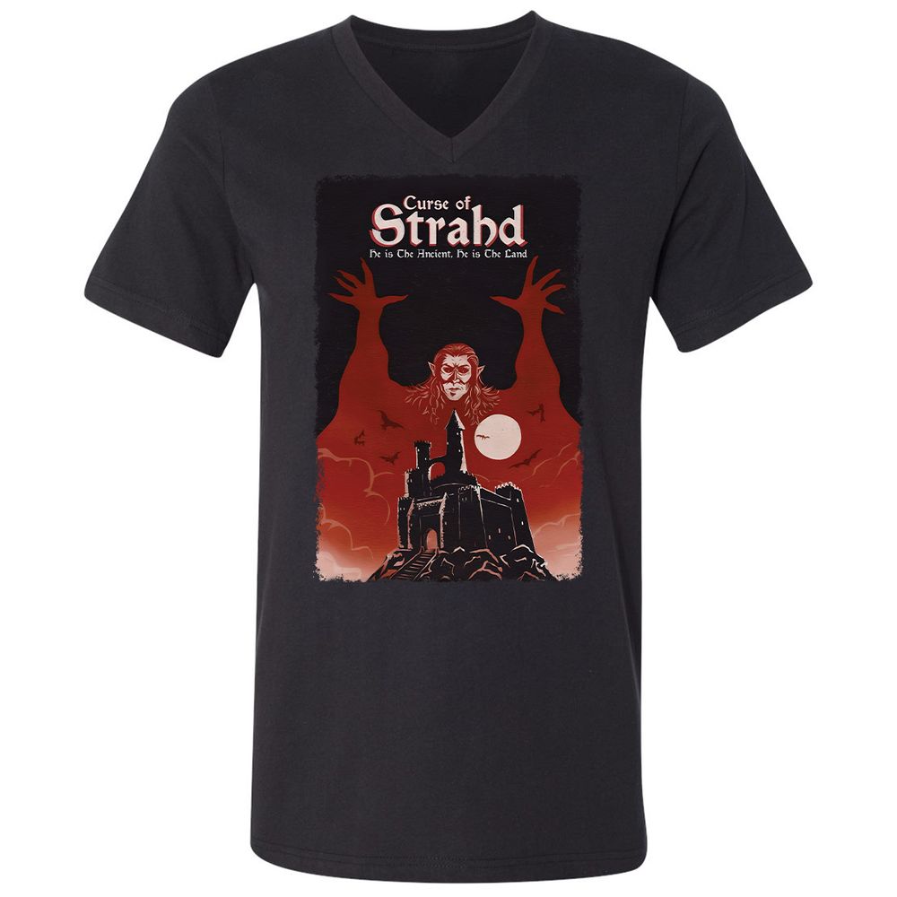 Unisex V-Neck T-Shirt - PKGGG4KS - Black - 1