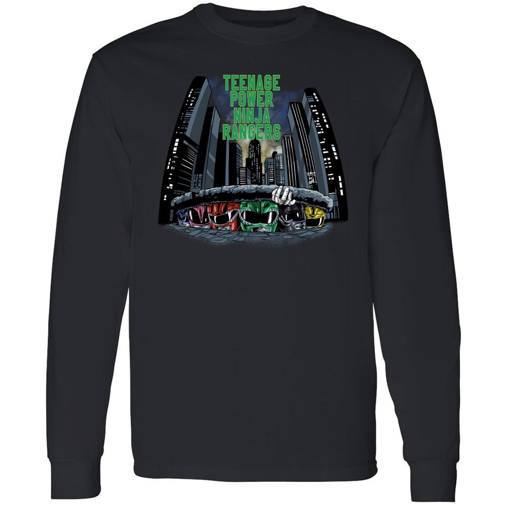 Long Sleeve T-Shirt - FFBBYJKH - Black - 1