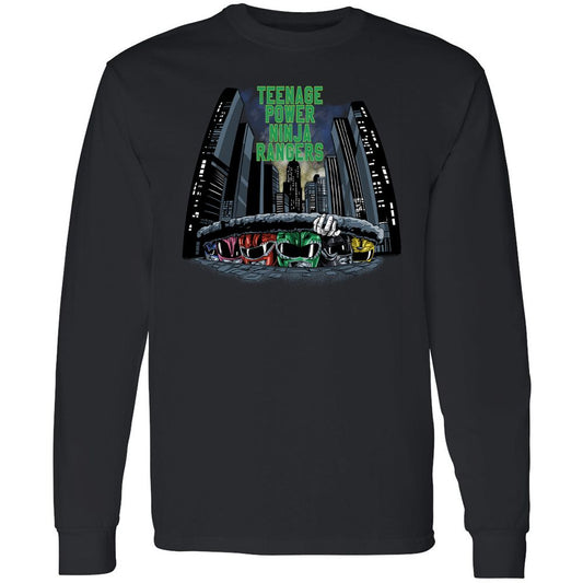 Long Sleeve T-Shirt - FFBBYJKH - Black - 1