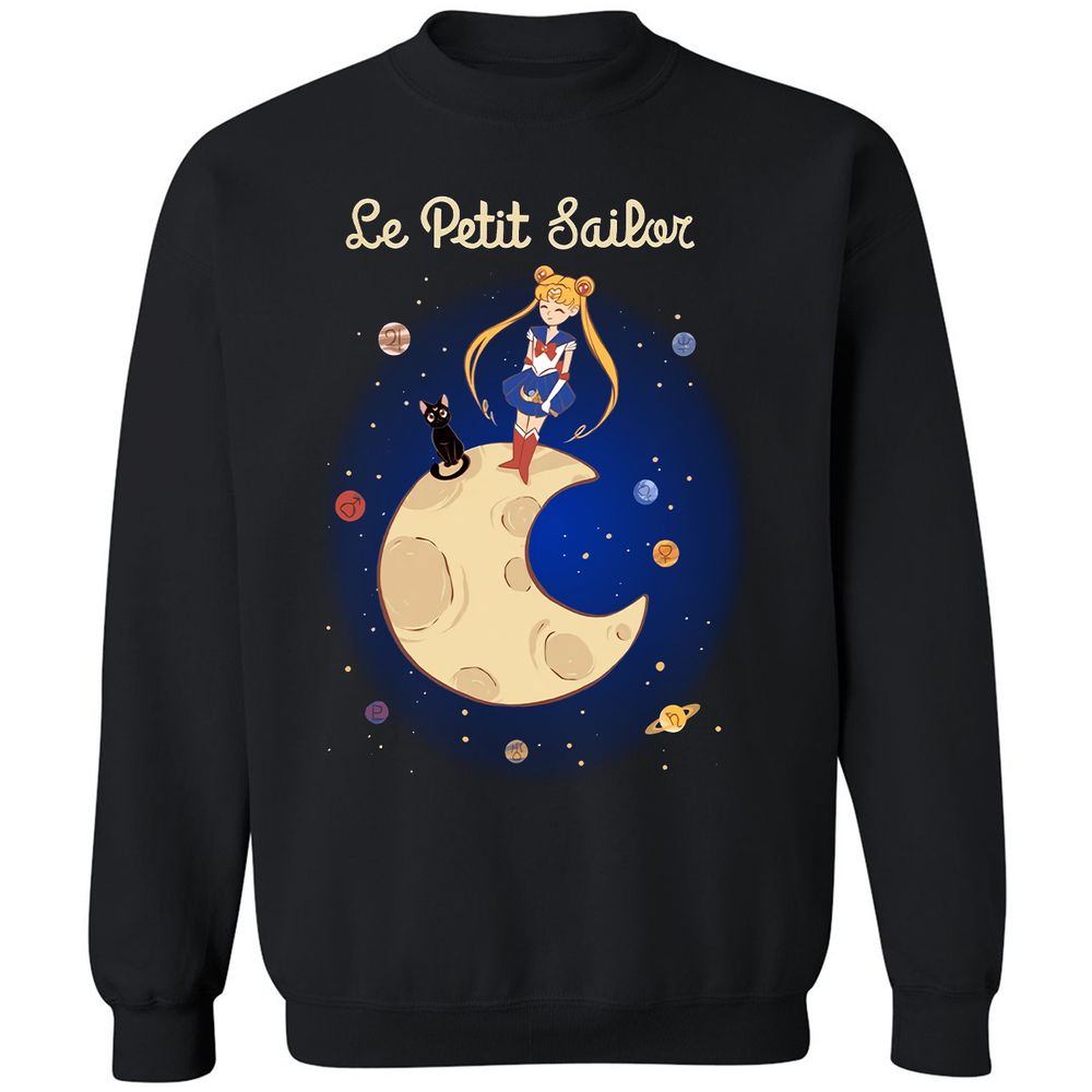 Classic Unisex Sweatshirt - HWBQZDNL - Black - 1