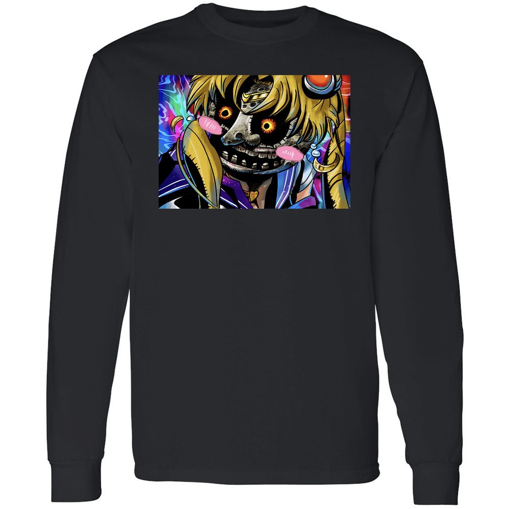 Long Sleeve T-Shirt - VBRMWHJM - Black - 1