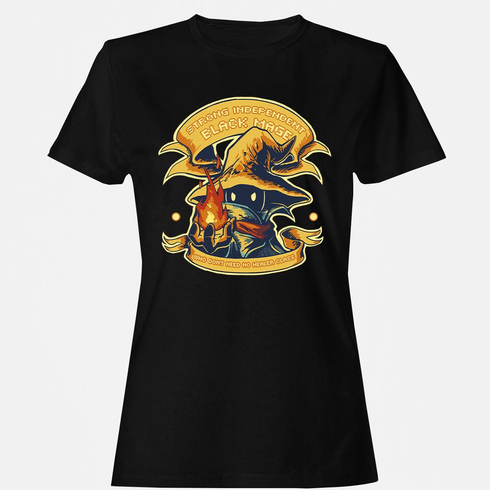 Women's T-Shirt - Y2Q1R6UF - Black - 1