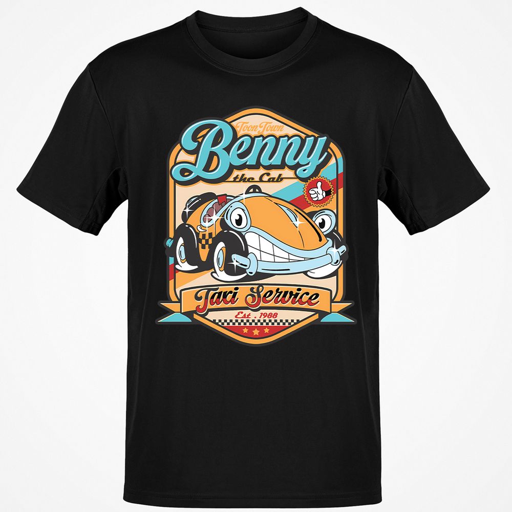 Classic Unisex T-Shirt - 7YSJH89T - Black - 1