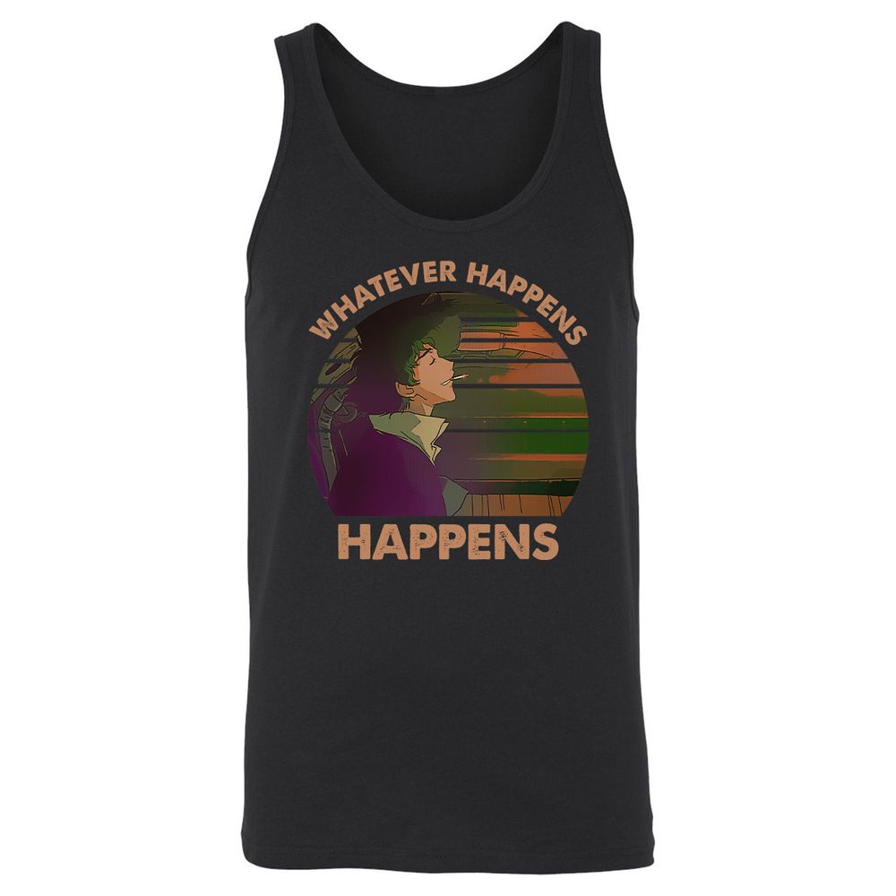 Unisex Jersey Tank - 5A3JGG2F - Black - 1