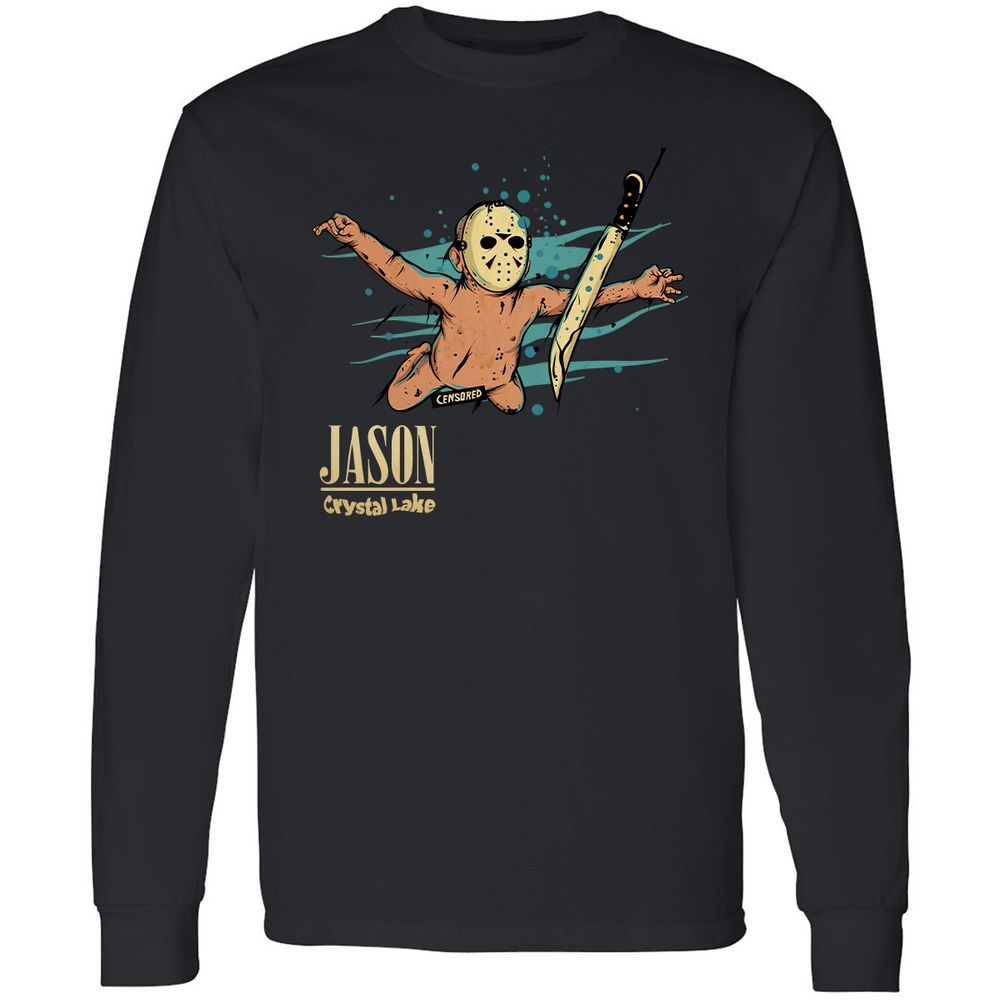 Long Sleeve T-Shirt - CMT4MNK8 - Black - 1