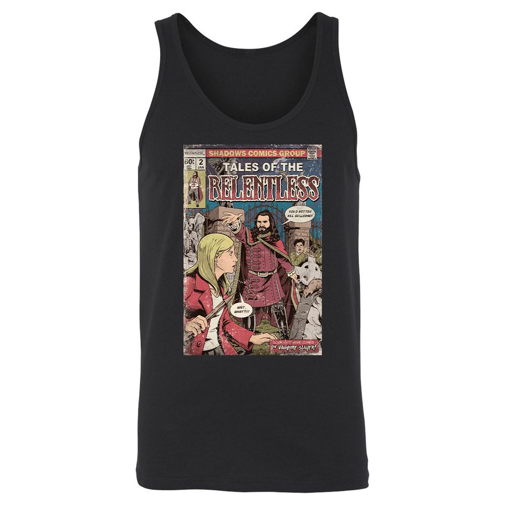 Unisex Jersey Tank - A6E2MA7H - Black - 1