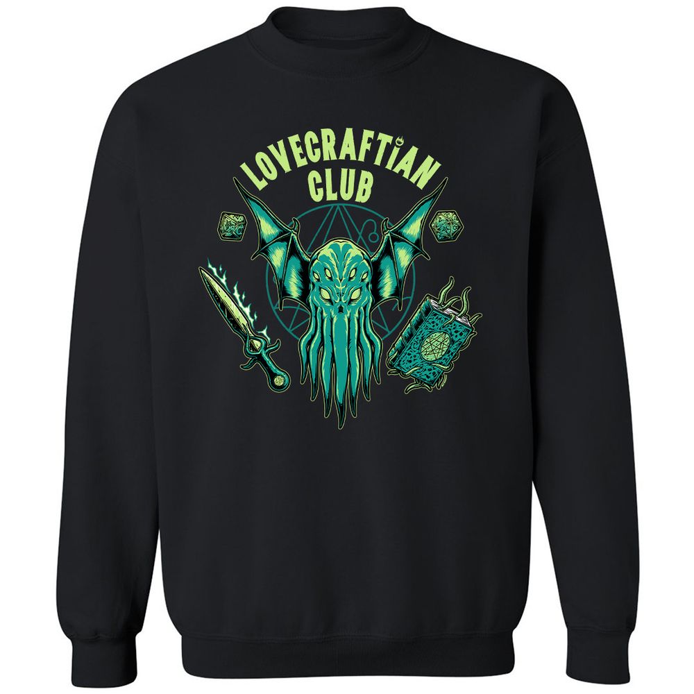 Classic Unisex Sweatshirt - C2VJ8R2C - Black - 1