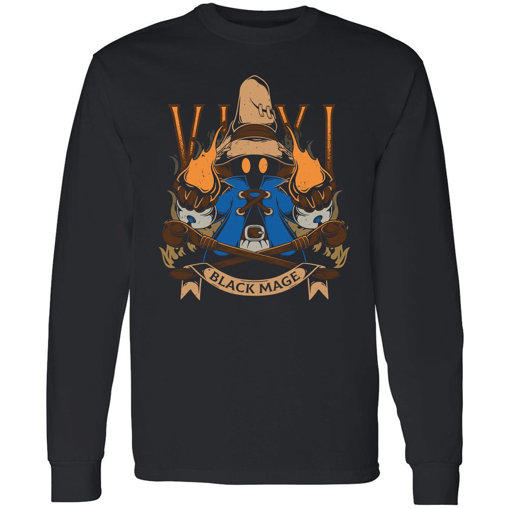 Long Sleeve T-Shirt - VES6EBVX - Black - 1