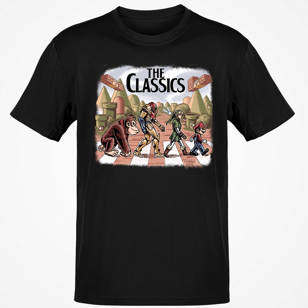 Classic Unisex T-Shirt - 5NL1ZA7N - Black - 1