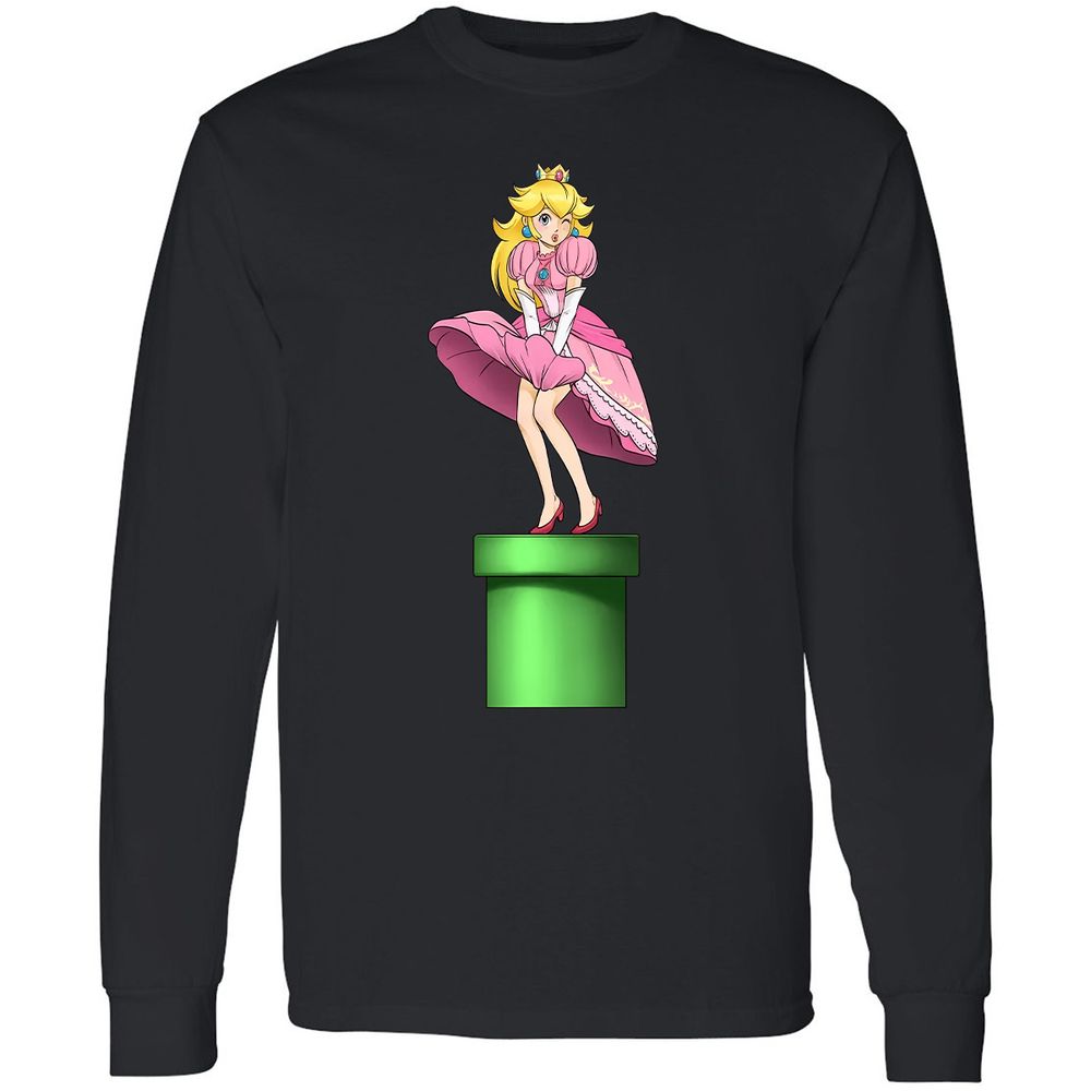 Long Sleeve T-Shirt - 2B43CEQT - Black - 1