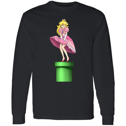Long Sleeve T-Shirt - 2B43CEQT - Black - 1