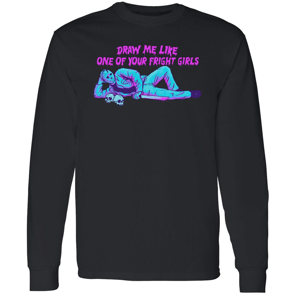 Long Sleeve T-Shirt - SGPPKD75 - Black - 1