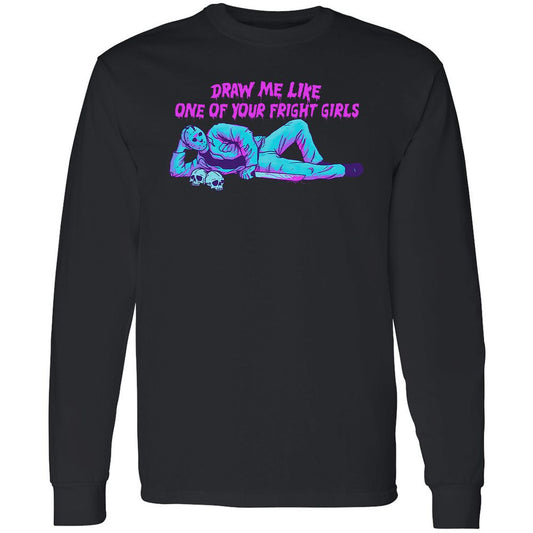 Long Sleeve T-Shirt - SGPPKD75 - Black - 1