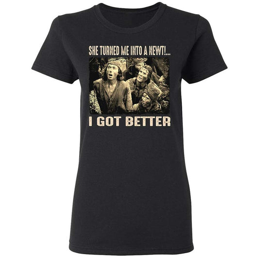 Women's T-Shirt - ZEFCNV26 - Black - 1