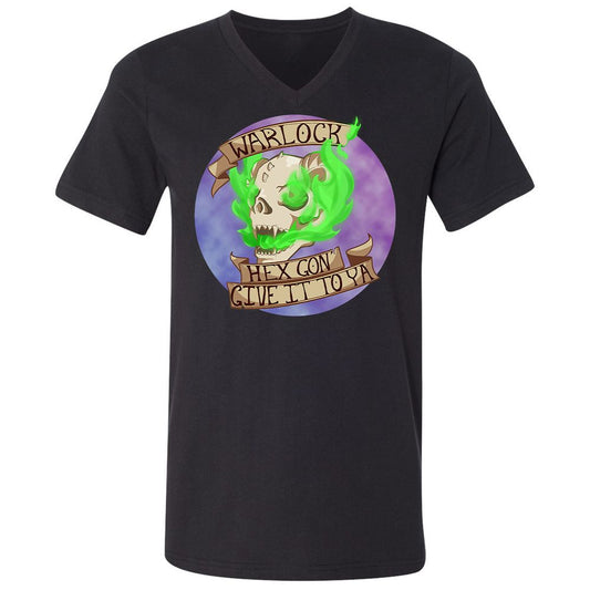 Unisex V-Neck T-Shirt - JJSA7Z5Y - Black - 1