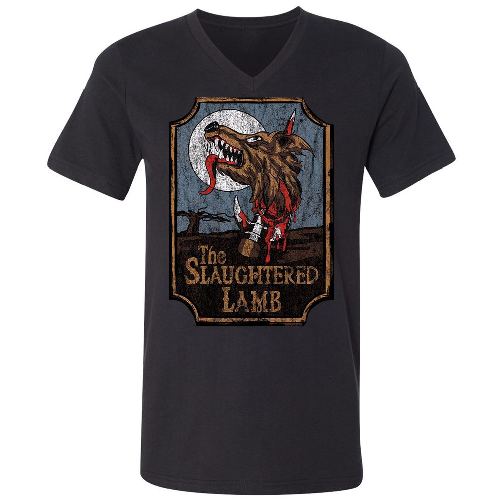 Unisex V-Neck T-Shirt - DLWPCGS2 - Black - 1