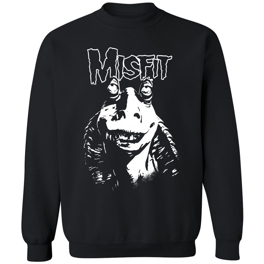 Classic Unisex Sweatshirt - JQKMWD83 - Black - 1