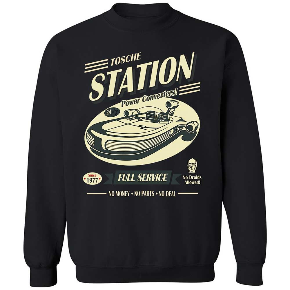 Classic Unisex Sweatshirt - L1VZXPQD - Black - 1