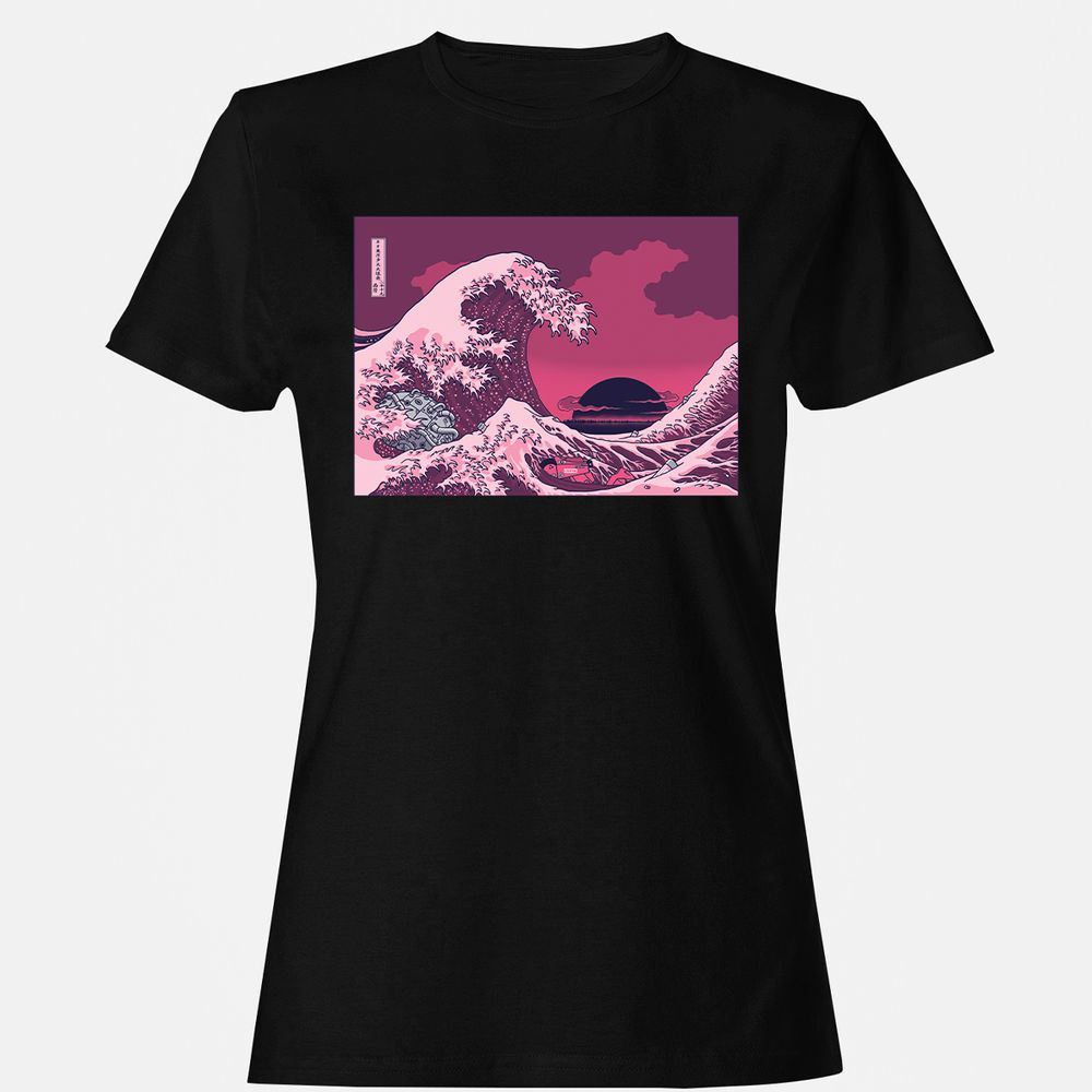 Women's T-Shirt - 4WHMXSVL - Black - 1