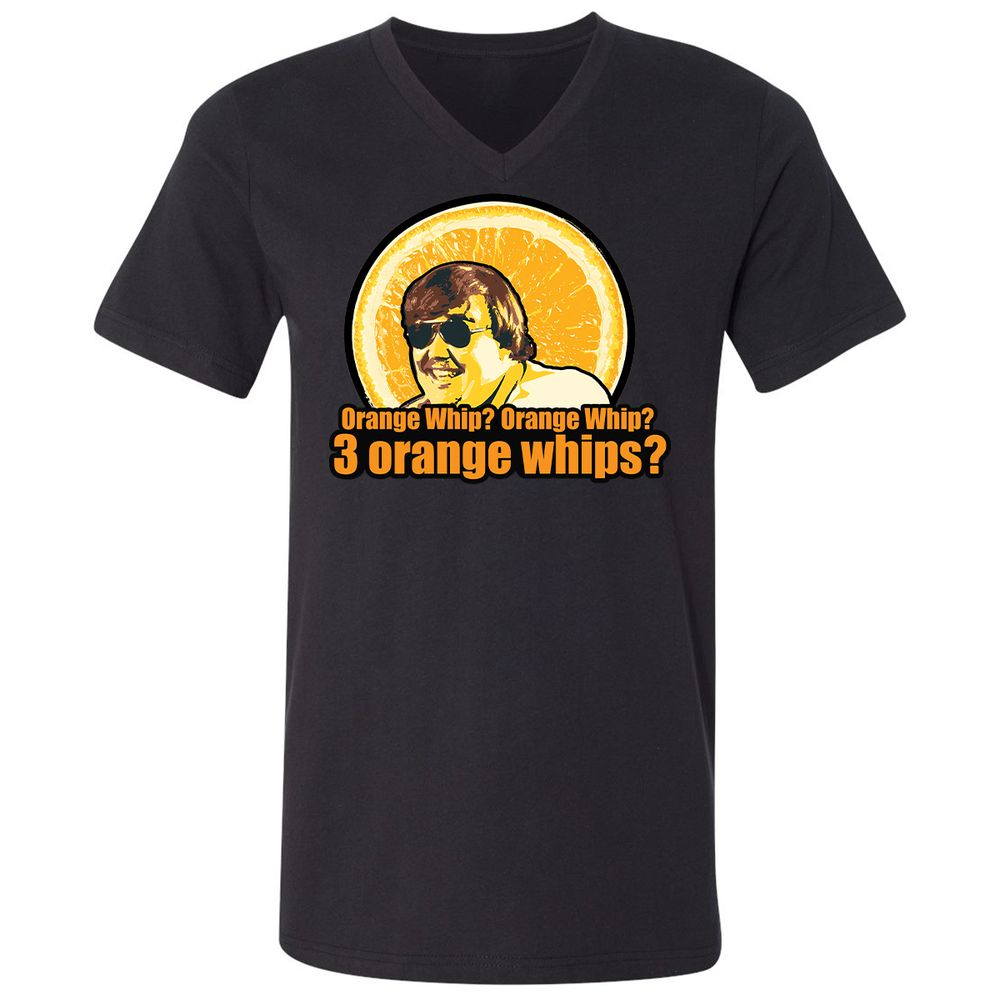 Unisex V-Neck T-Shirt - 6NMXD9EF - Black - 1