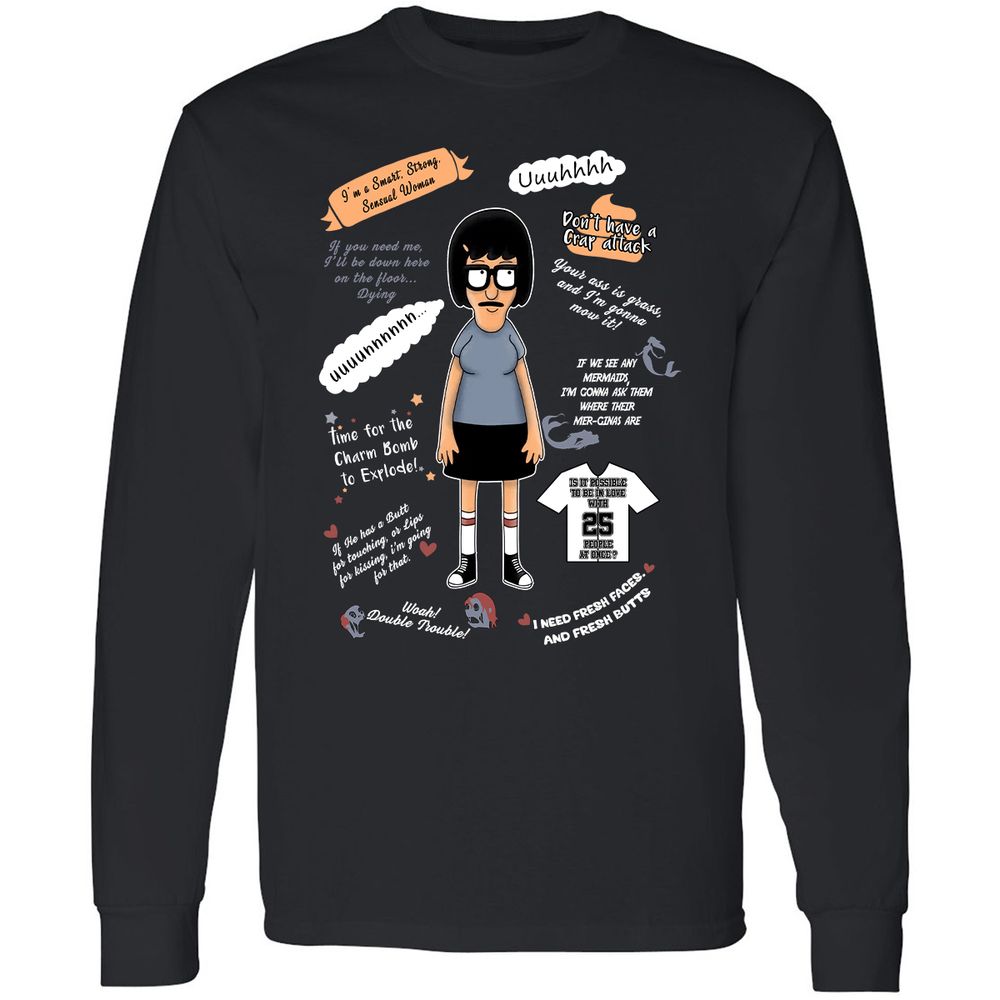 Long Sleeve T-Shirt - XKCET6CM - Black - 1