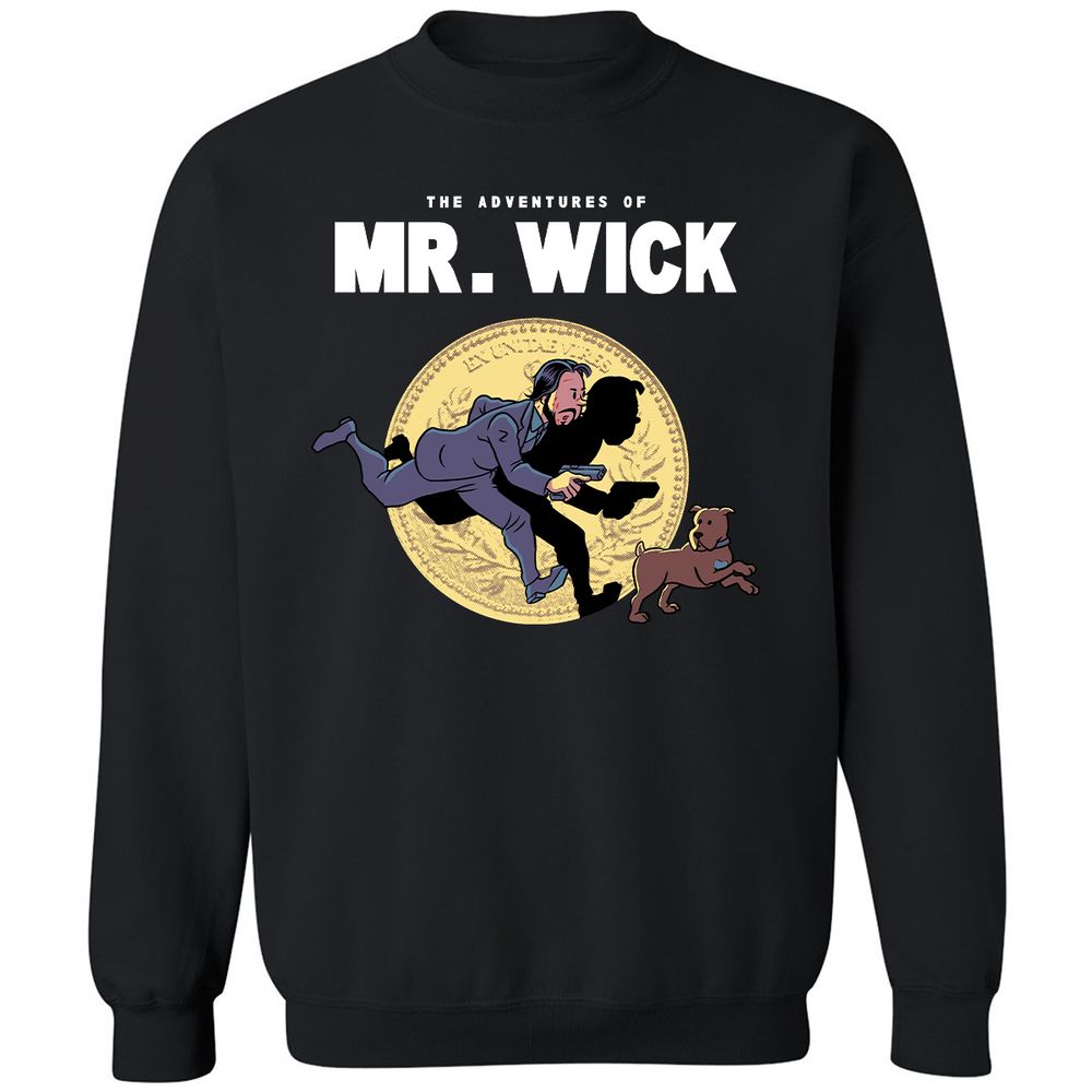 Classic Unisex Sweatshirt - 3DLXX5DU - Black - 1