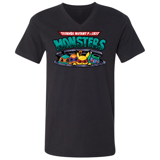 Unisex V-Neck T-Shirt - 1MHX6AXJ - Black - 1