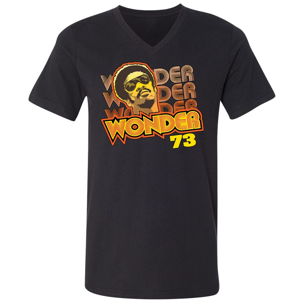 Unisex V-Neck T-Shirt - 9AJ3TCNM - Black - 1