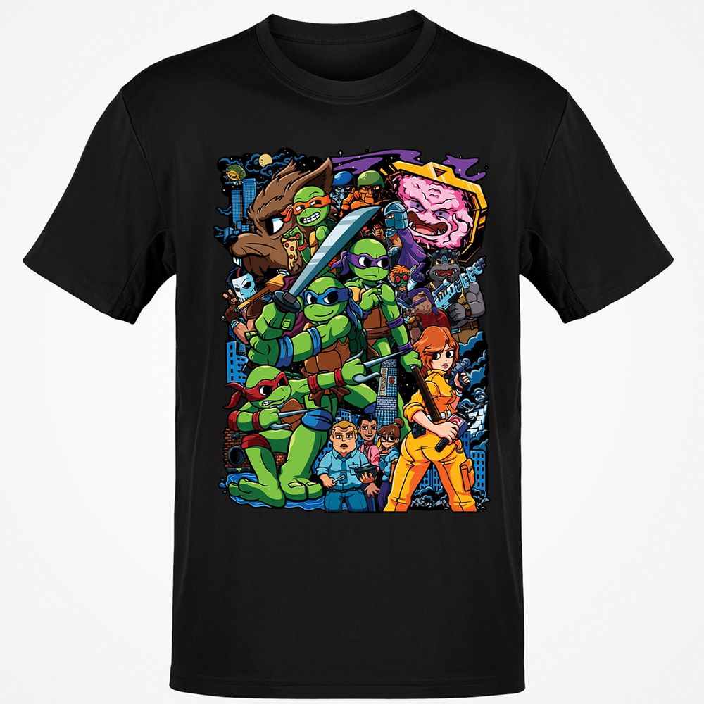 Classic Unisex T-Shirt - HUMQPNWC - Black - 1