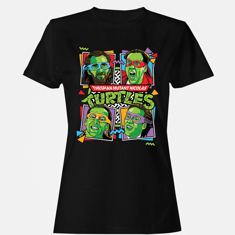 Women's T-Shirt - YTQELUK5 - Black - 1