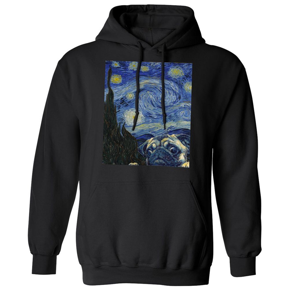 Classic Unisex Hoodie - KVYHJZKL - Black - 1