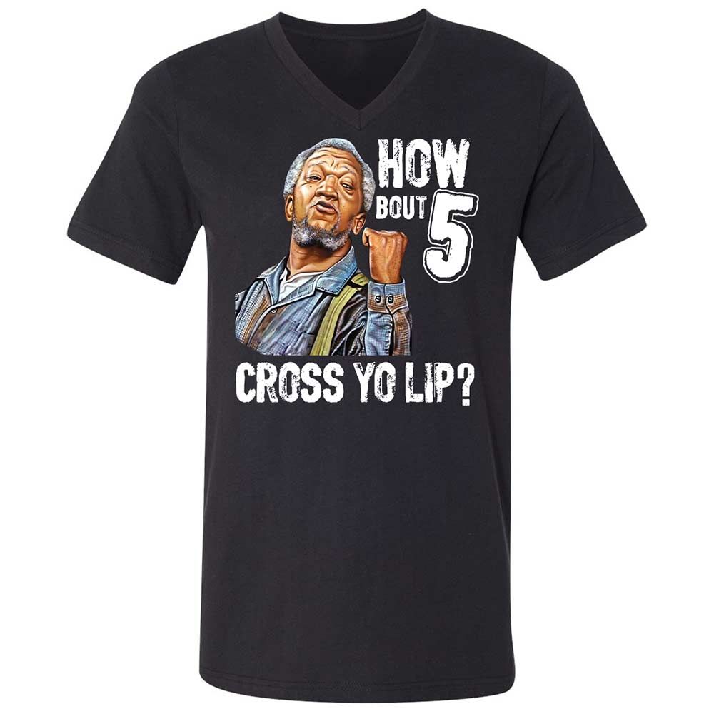 How bout 5 cross yo lip - Black - 1