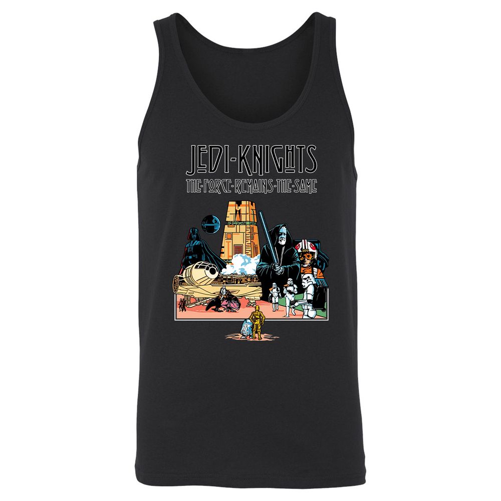 Unisex Jersey Tank - BAZNYGH8 - Black - 1
