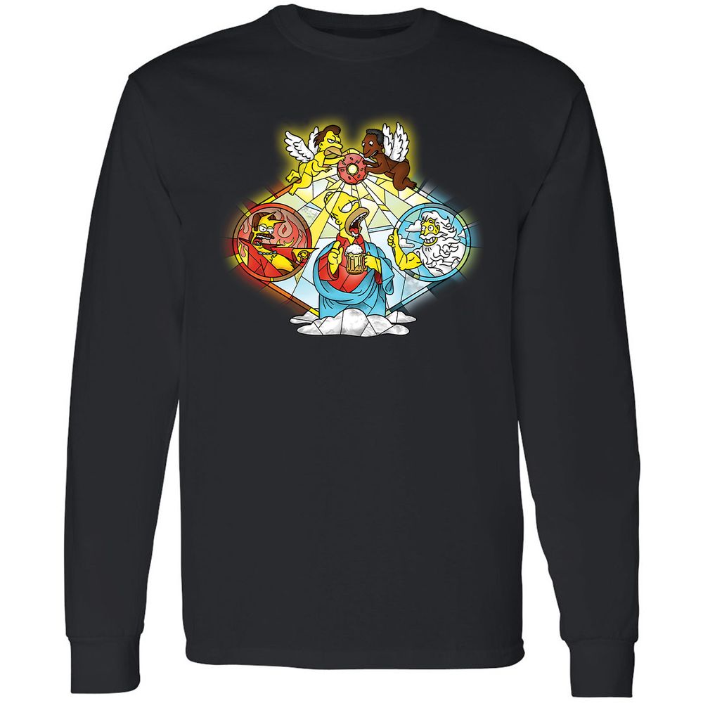 Long Sleeve T-Shirt - AW8JQ3Z7 - Black - 1