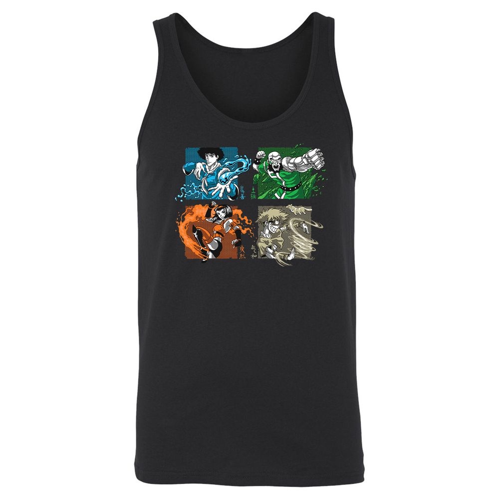 Unisex Jersey Tank - 96LFB2C3 - Black - 1