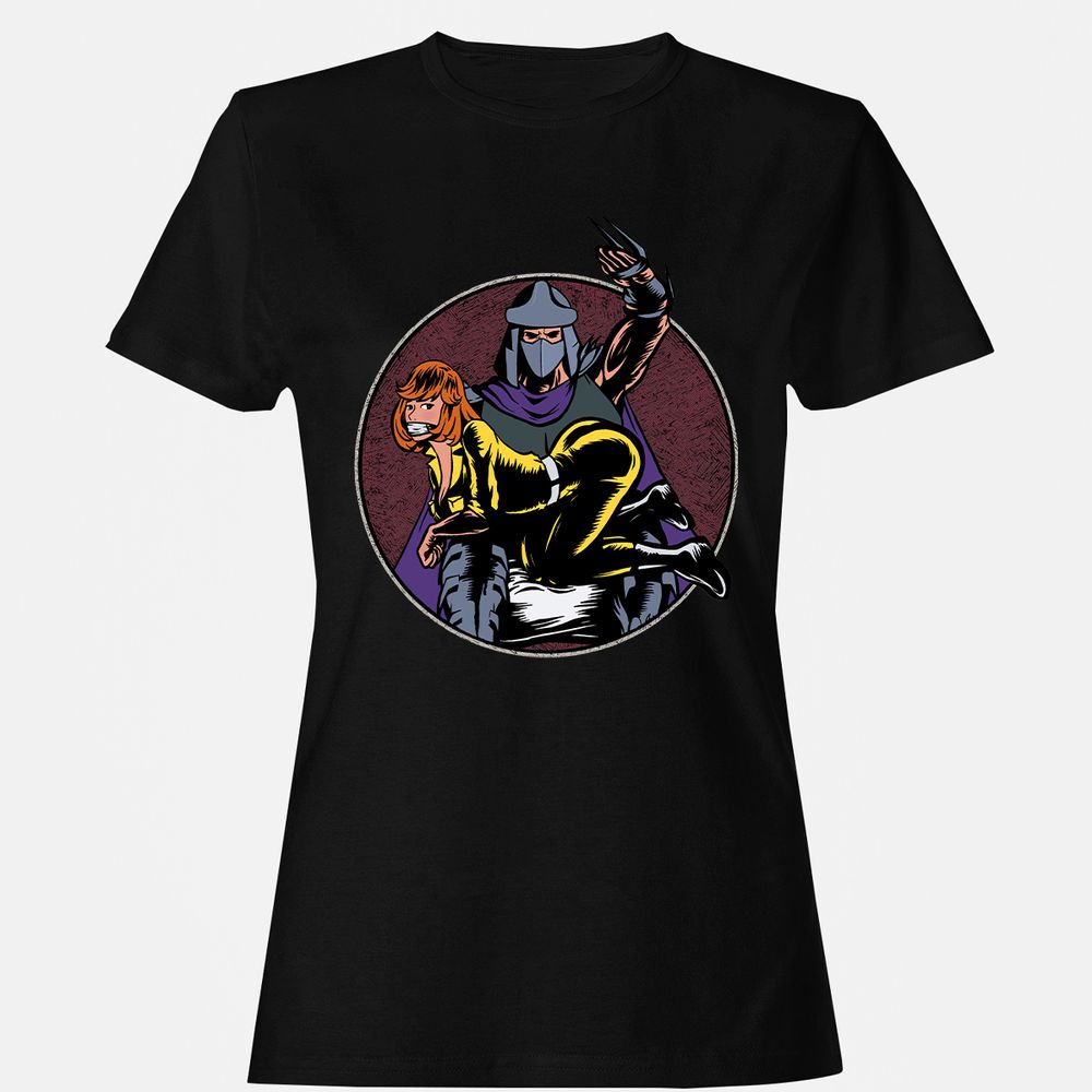 Women's T-Shirt - QZ6C8ENR - Black - 1