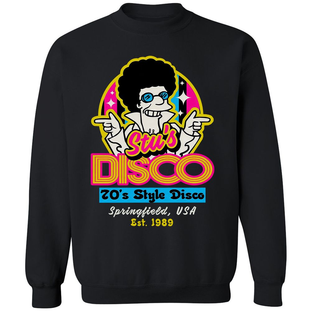 Classic Unisex Sweatshirt - 9PGJYG9K - Black - 1