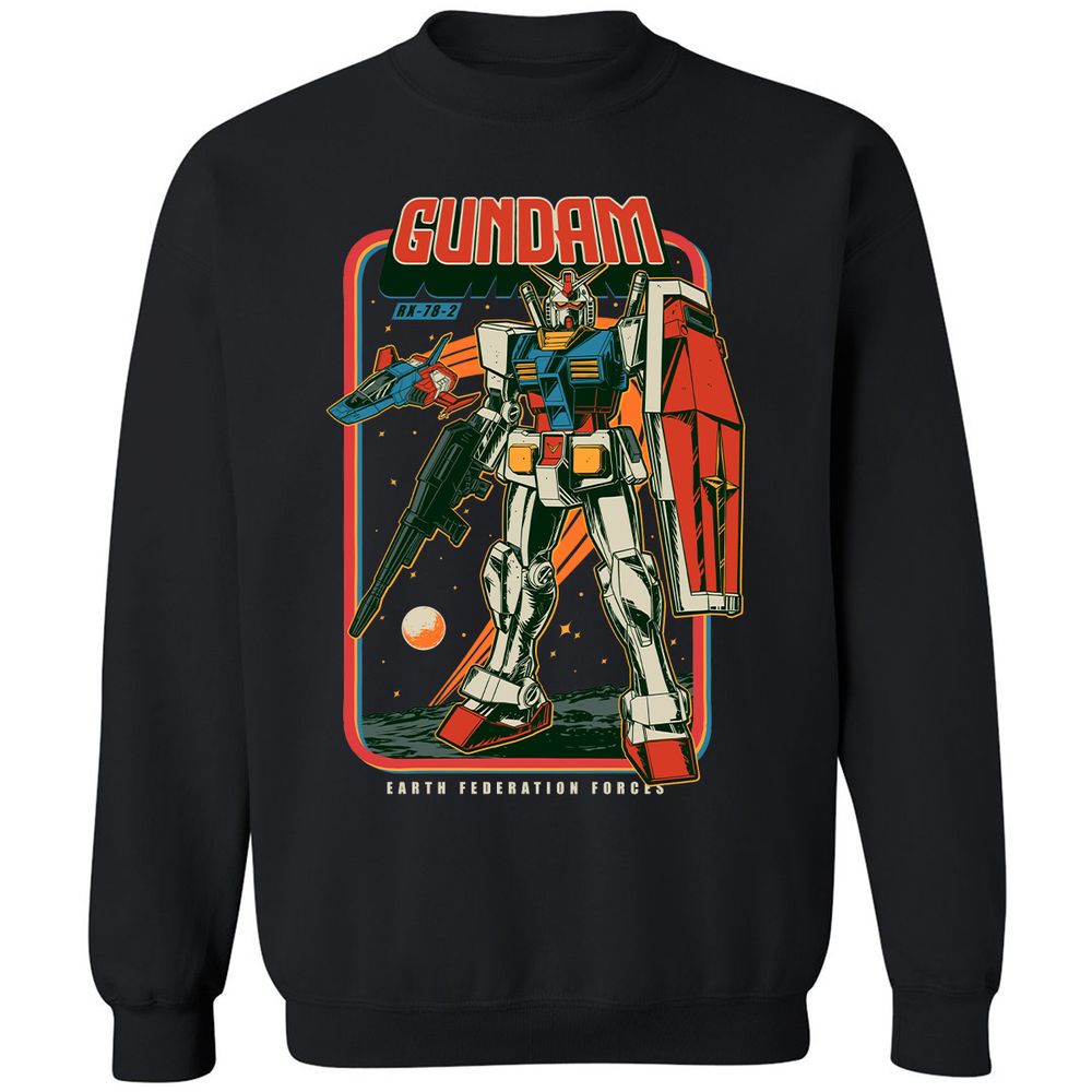 Classic Unisex Sweatshirt - 72HEGFKZ - Black - 1